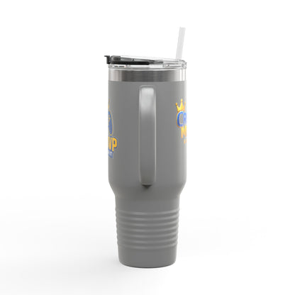 Stainless Let's Run It Tumbler 40oz